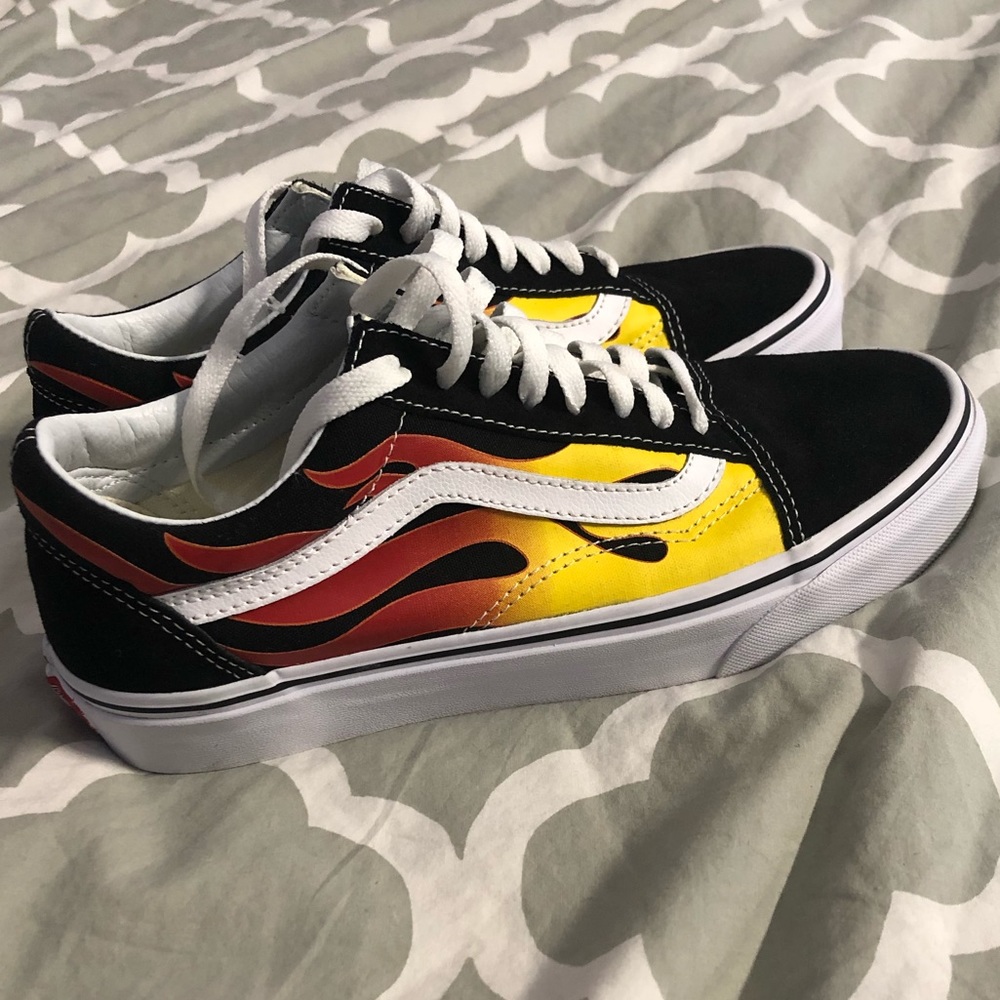 vans flames old skools
